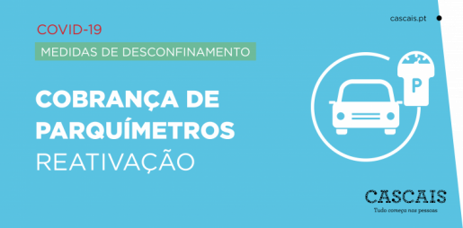 Desconfinamento: Reativação de cobrança de parquímetros